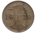 Монета 1 рейхспфенниг 1930 года D Германия (Артикул K12-16671)