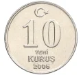 Монета 10 куруш 2006 года Турция (Артикул K12-16682)