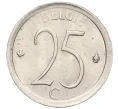 Монета 25 сантимов 1974 года Бельгия (надпись на голландском — BELGIE) (Артикул K12-16690)