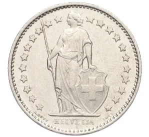 1/2 франка 1981 года Швейцария