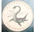 Монетовидный жетон 5 червонцев 2024 года ММД «Исчезнувшие виды — Плезиозавр» (Цветное покрытие) (Артикул M1-59255)