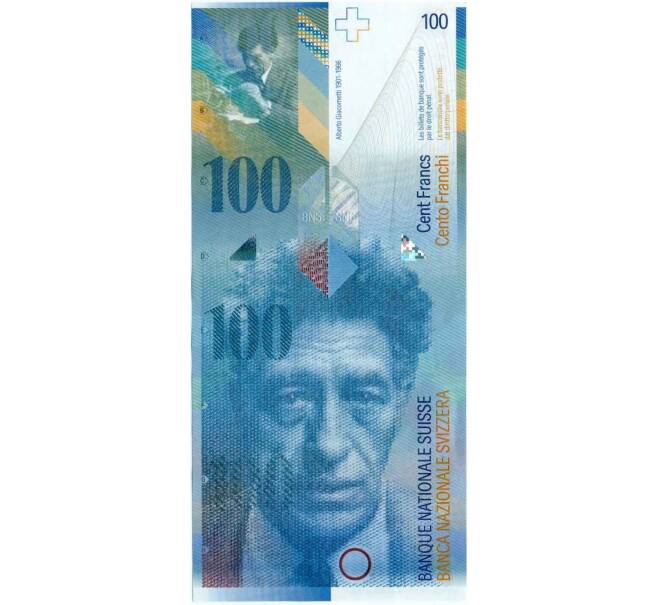 Банкнота 100 франков 2007 года Швейцария (Артикул K12-16770)