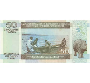 50 франков 2001 года Бурунди