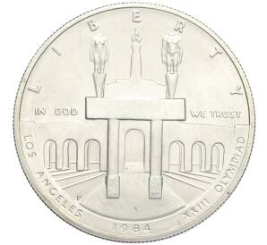 1 доллар 1984 года P США «XXIII летние Олимпийские Игры в Лос-Анджелесе 1984 года»