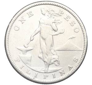 1 песо 1907 года Филиппины (Администрация США)