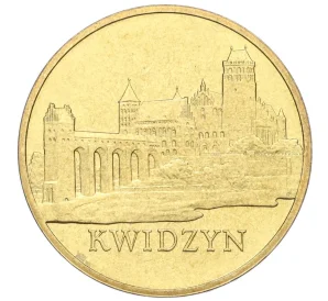 2 злотых 2007 года Польша «Древние города Польши — Квидзын»