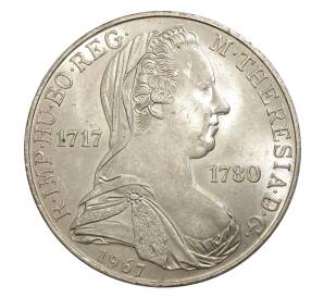 25 шиллингов 1967 года Австрия «250 лет со дня рождения Марии Терезии» — Фото №1