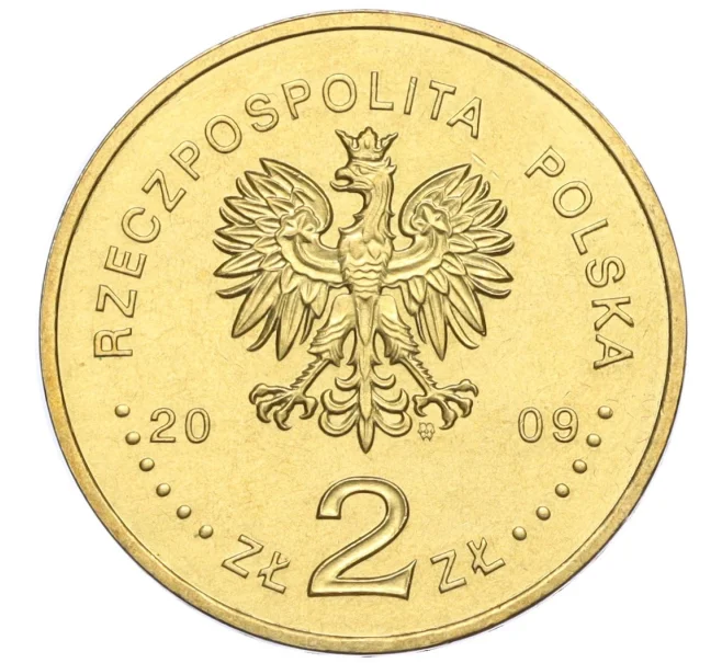 Монета 2 злотых 2009 года Польша «История польской кавалерии — Гусар 17 века» (Артикул K12-16986)