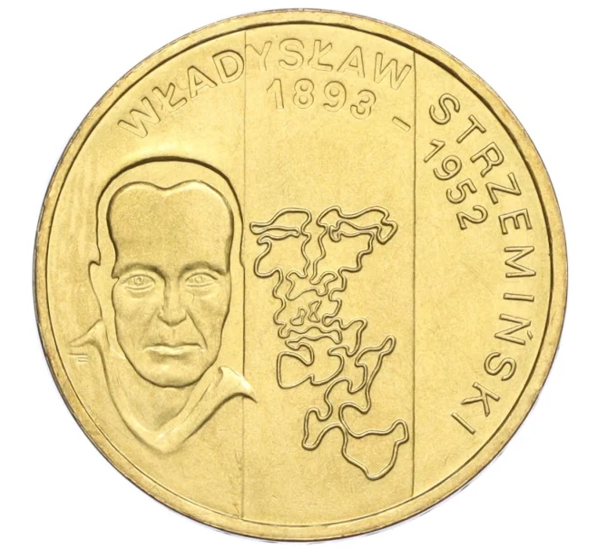 Монета 2 злотых 2009 года Польша «Художники Польши 19-20 века — Владислав Стржеминский» (Артикул K12-16993)