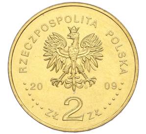 2 злотых 2009 года Польша «100 лет поисково-спасательной службы в Татрах» — Фото №2