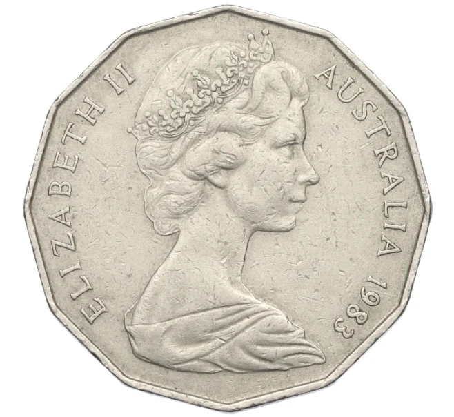Монета 50 центов 1983 года Австралия (Артикул T11-08199)