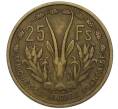 Монета 25 франков 1956 года Французская Западная Африка (Артикул T11-08207)
