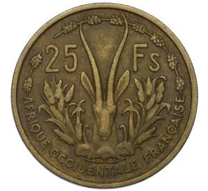 25 франков 1956 года Французская Западная Африка