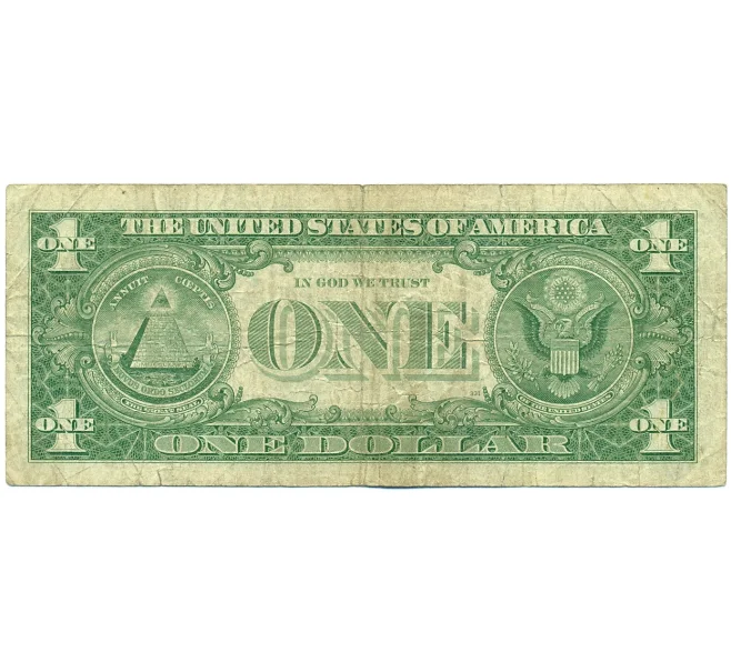 Банкнота 1 доллар 1957 года США «Серебряный сертификат» (Артикул K12-17184)