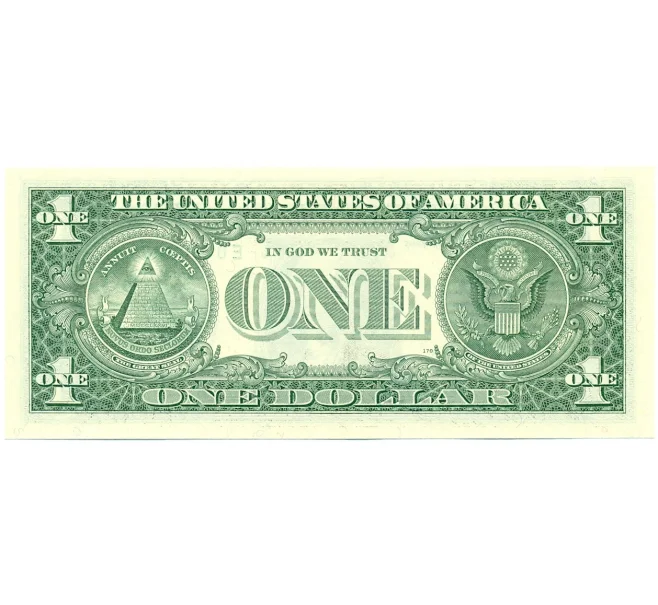 Банкнота 1 доллар 2003 года США (Серия замещения) (Артикул K12-17188)