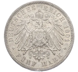 5 марок 1901 года Германия (Баден)