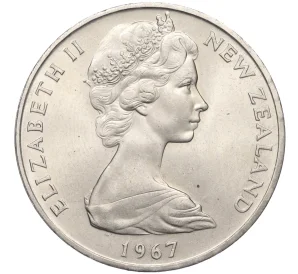 1 доллар 1967 года Новая Зеландия