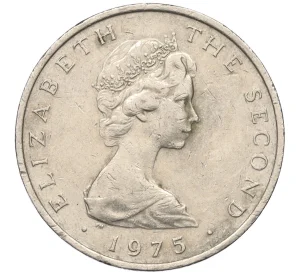 10 новых пенсов 1975 года Остров Мэн