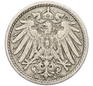 5 пфеннигов 1906 года A Германия
