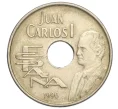 Монета 25 песет 1990 года Испания «XXV летние Олимпийские Игры 1992 в Барселоне — Король Хуан Карлос I» (Артикул T11-08383)