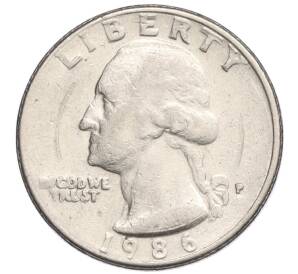 1/4 доллара (25 центов) 1986 года P США