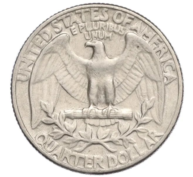 Монета 1/4 доллара (25 центов) 1966 года США (Артикул T11-08343)