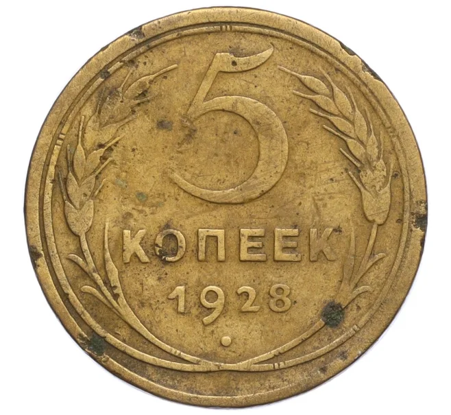 Монета 5 копеек 1928 года (Артикул T11-08344)