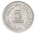 Монета 5 центов 1971 года Сингапур «ФАО — Продовольственная программа» (Артикул T11-08397)