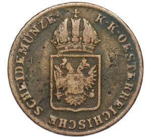 1 крейцер 1816 года А Австрия