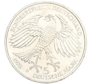 5 марок 1976 года D Западная Германия (ФРГ) «Ганс Якоб Кристоффель фон Гриммельсгаузен»