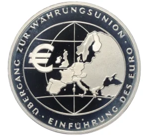 10 евро 2002 года F Германия «Введение Евро»