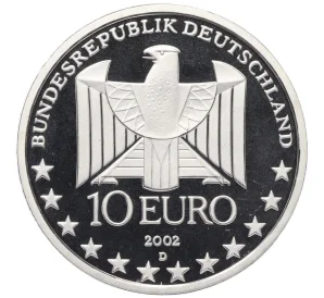 10 евро 2002 года D Германия «100 лет Берлинскому метро»