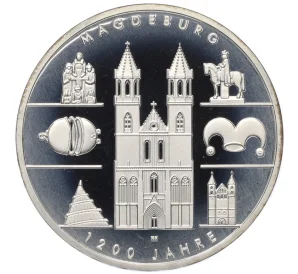 10 евро 2005 года A Германия «1200 лет Магдебургу»