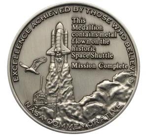 Памятная медаль НАСА (США) 2011 года «Программа Спейс шаттл»