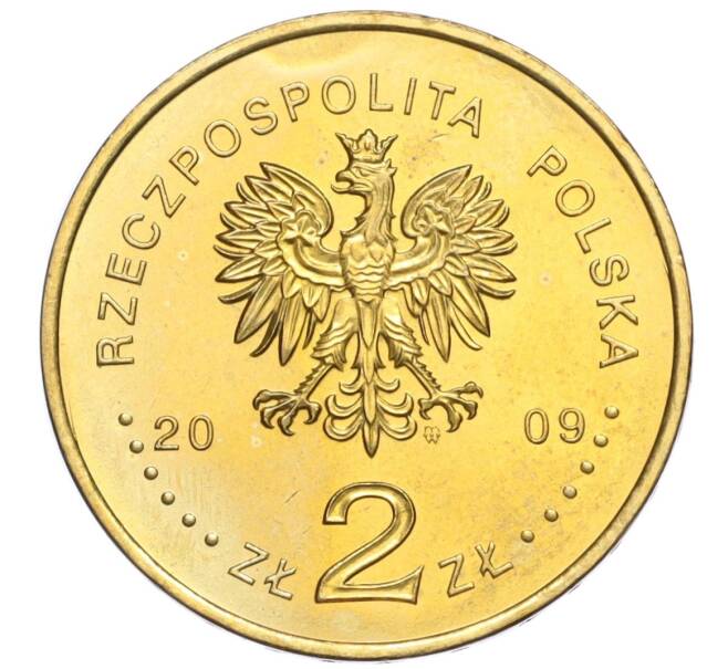 Монета 2 злотых 2009 года Польша «Польский путь к свободе — всеобщие выборы 4 июня 1989» (Артикул K12-17610)