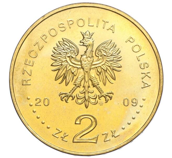 Монета 2 злотых 2009 года Польша «Поляки спасавшие евреев» (Артикул K12-17617)