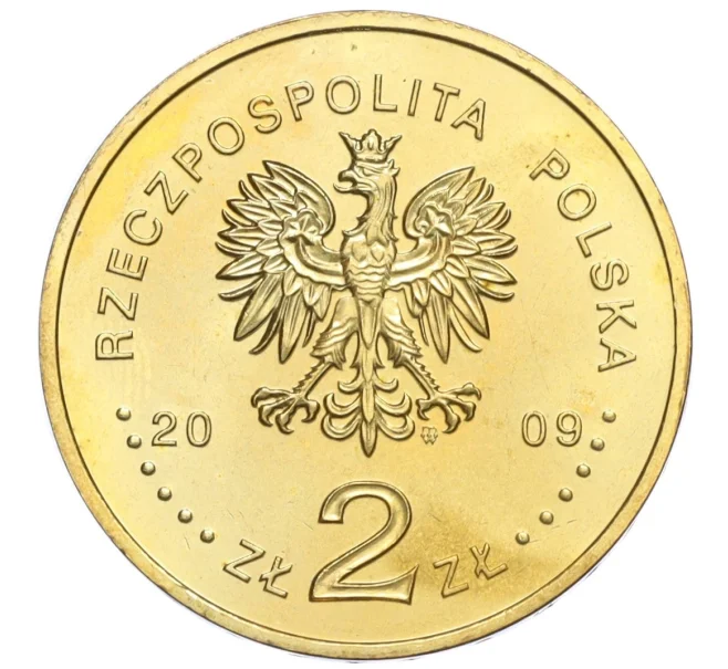 Монета 2 злотых 2009 года Польша «История польской кавалерии — Гусар 17 века» (Артикул K12-17621)