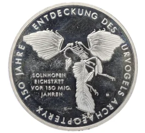 10 евро 2011 года A Германия «150 лет открытию Археоптерикса»