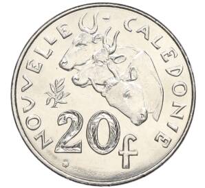 20 франков 2003 года Новая Каледония
