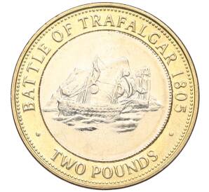 2 фунта 2005 года Гибралтар — Фото №1
