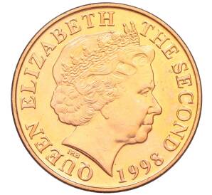 2 пенса 1998 года Джерси — Фото №2