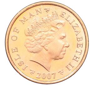 2 пенса 2007 года Остров Мэн — Фото №2