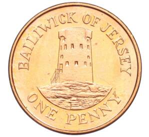 1 пенни 2002 года Джерси — Фото №1