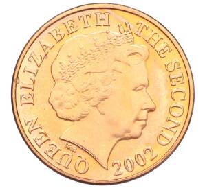 1 пенни 2002 года Джерси — Фото №2