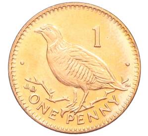 1 пенни 2001 года Гибралтар — Фото №1