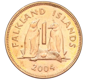 1 пенни 2004 года Фолклендские острова