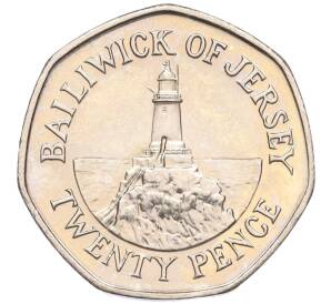 20 пенсов 2002 года Джерси — Фото №1