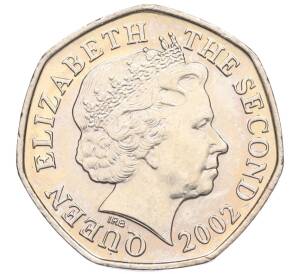 20 пенсов 2002 года Джерси — Фото №2