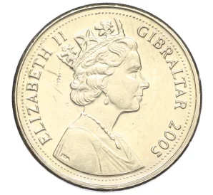 1 фунт 2005 года Гибралтар