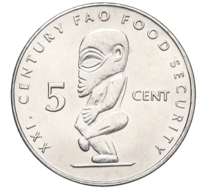5 центов 2000 года Острова Кука «ФАО»